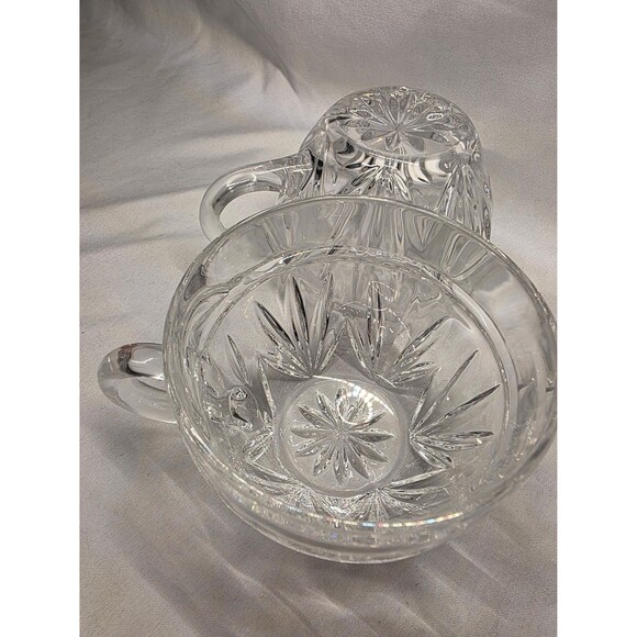 Set of 2 Real Crystal Teacups Rare Collectible Vintage Antique Unique - Picture 4 of 7